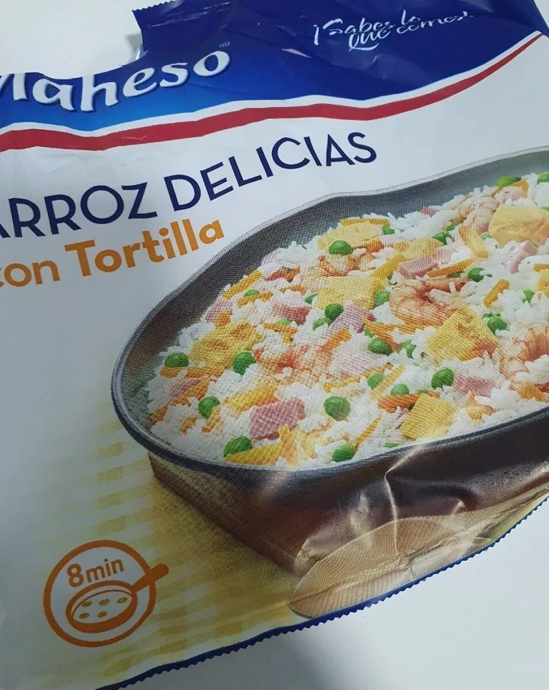 Arroz delicias con tortillas Maheso