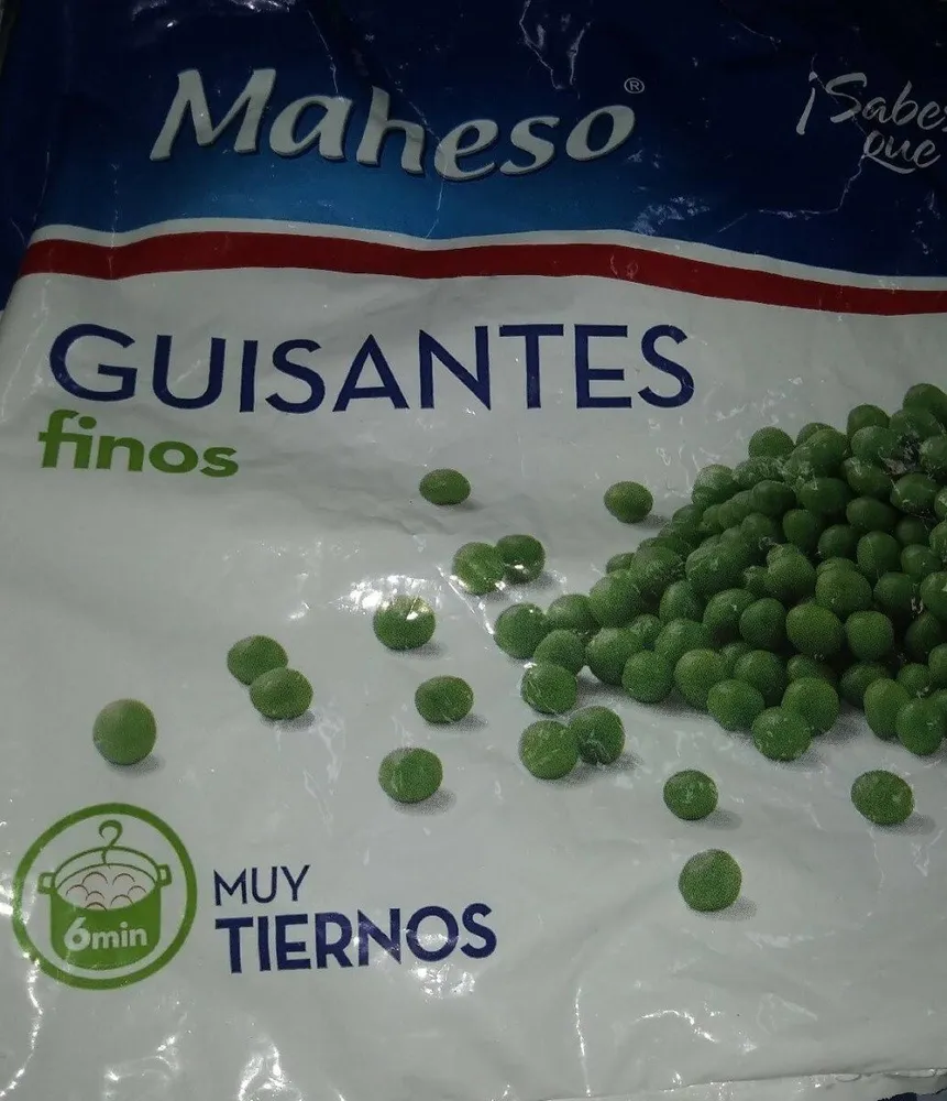 Guisantes finos