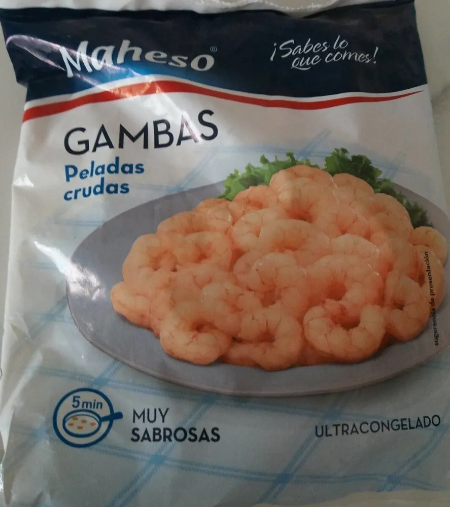 Gambas peladas