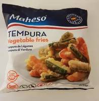 Tempura de légumes plat préparé surgelé