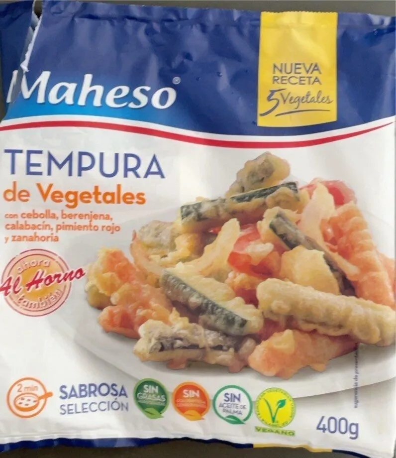 Tempura de verduras