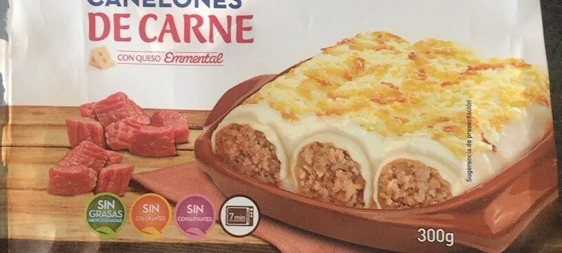 Canelones de carne