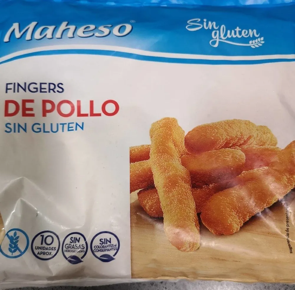 Fingers de pollo sin gluten