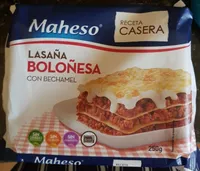 Lasaña boloñesa con bechamel