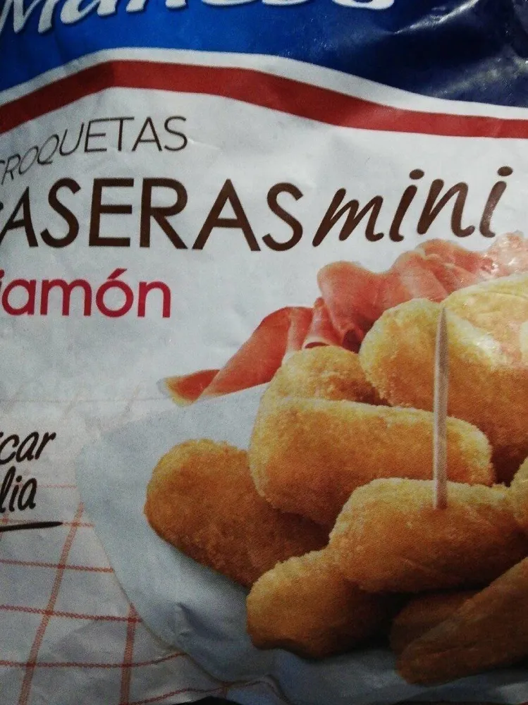 Croquetas caseras mini jamón