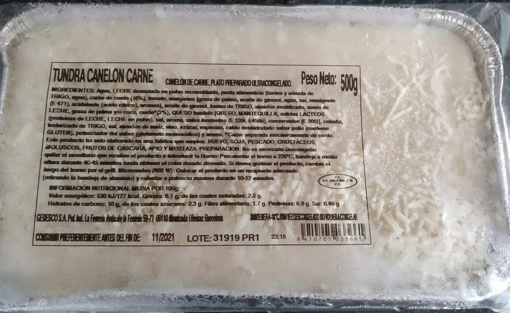 Tundra Canelones carne