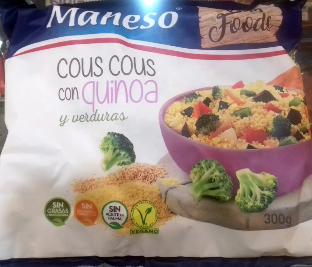 Cous cous con quinoa y verduras
