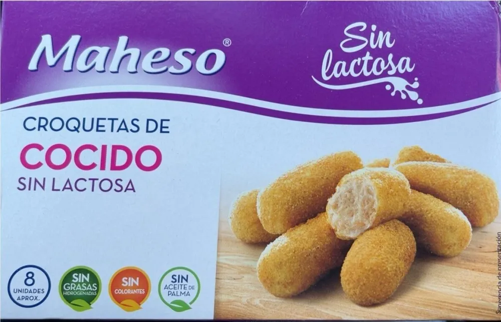 Croquetas de cocido  sin lactosa