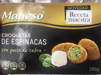 Croquetas de espinacas con queso de cabra