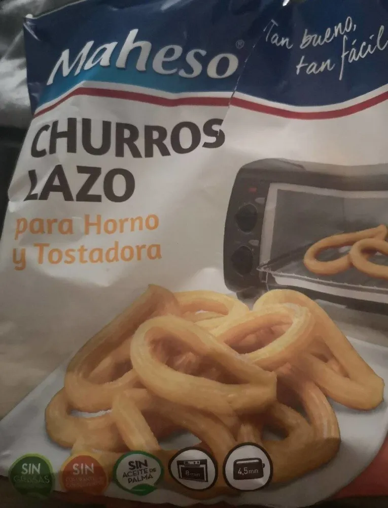 Churros lazo para horno y tostadora