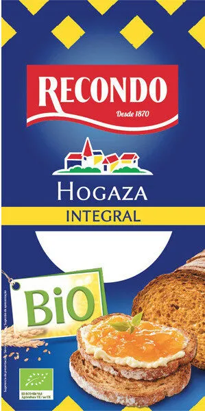 Bio hogaza de pan integral