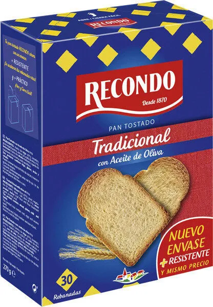 Pan tostado Tradicional