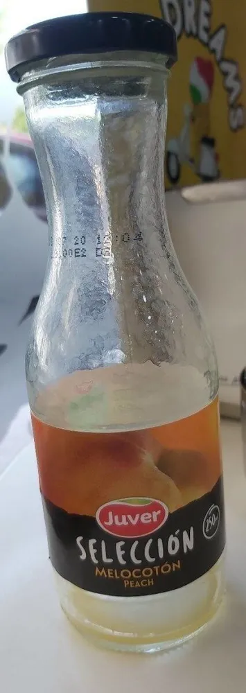 Zumo de melocotón de Juver
