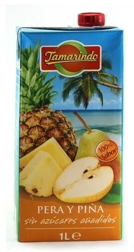 Pera y piña sin azúcares