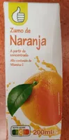 Jus d'orange en briquette
