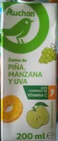 Zumo de piña, manzana y uva