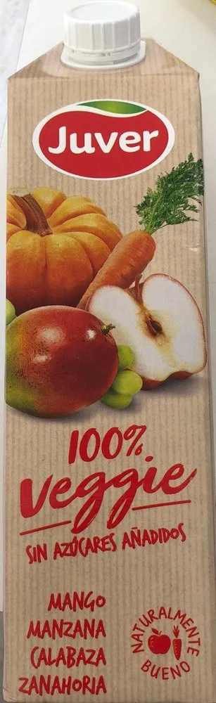 Veggies bebida de zumo de mango y manzana sin