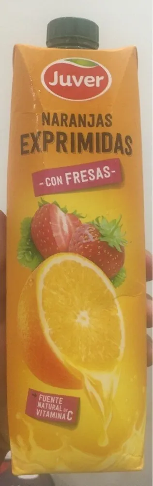Naranjas exprimidas con Fresas