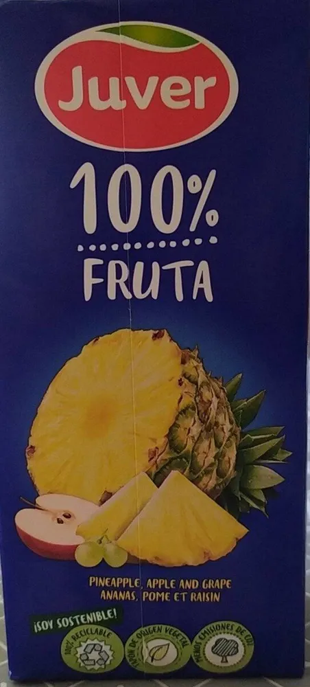 Zumo piña manzana y uva