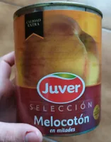 Melocotón en mitades