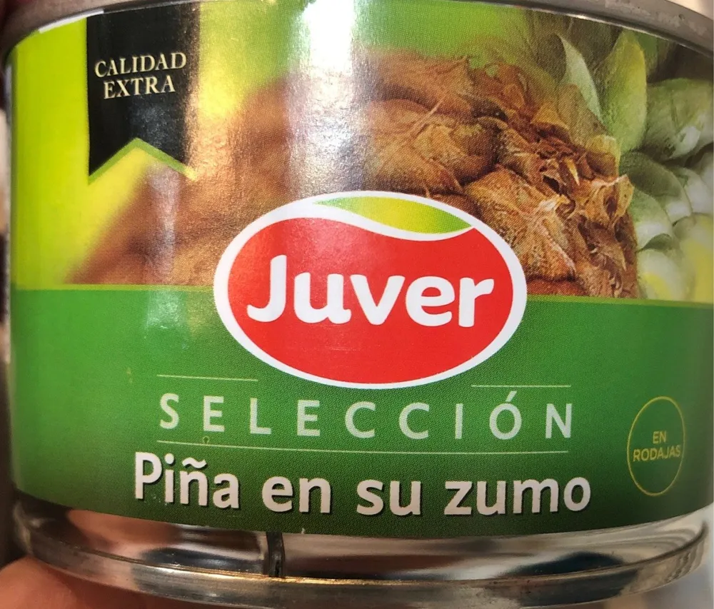 Piña en su zumo