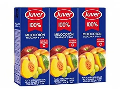 Juver Peach And Grape Juice 3X20