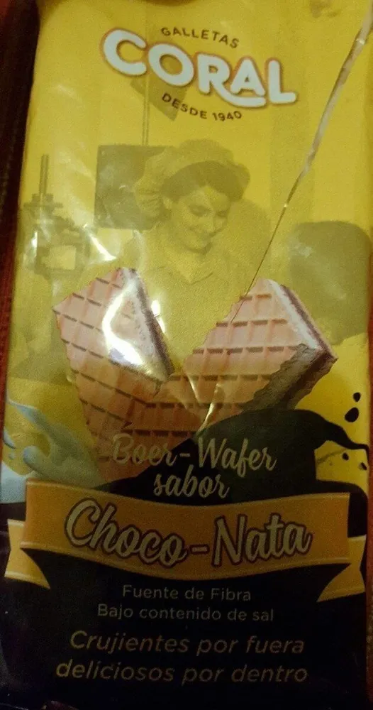 Galletas coral choco y nata