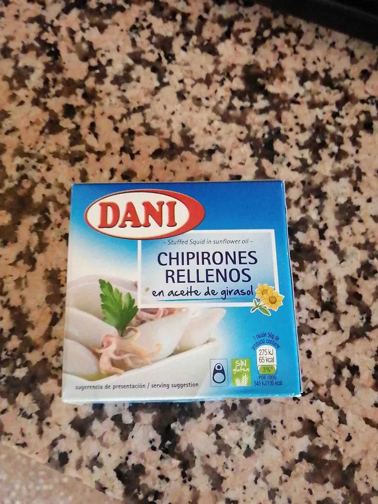 Kleine Inktvis Gevuld In Olie Ro-200 GRS -dani