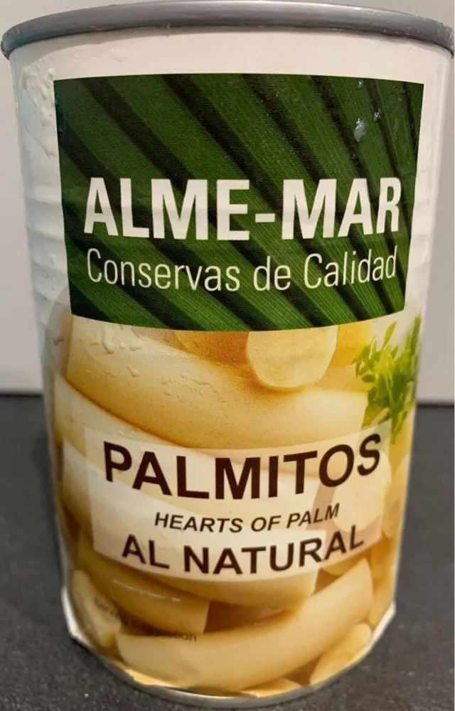 Palmitos al natural