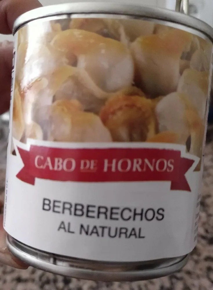 Berberechos al natural