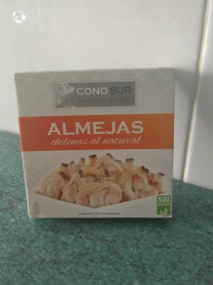 Almejas chilenas al natural