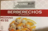 Berberechos al natural