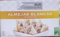 Almejas blancas al natural