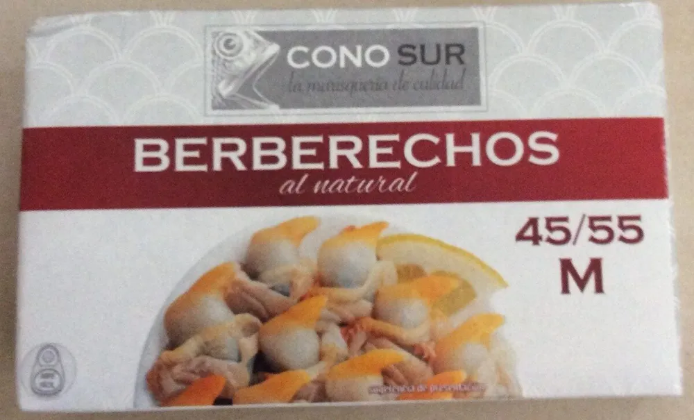 Berberechos al natural