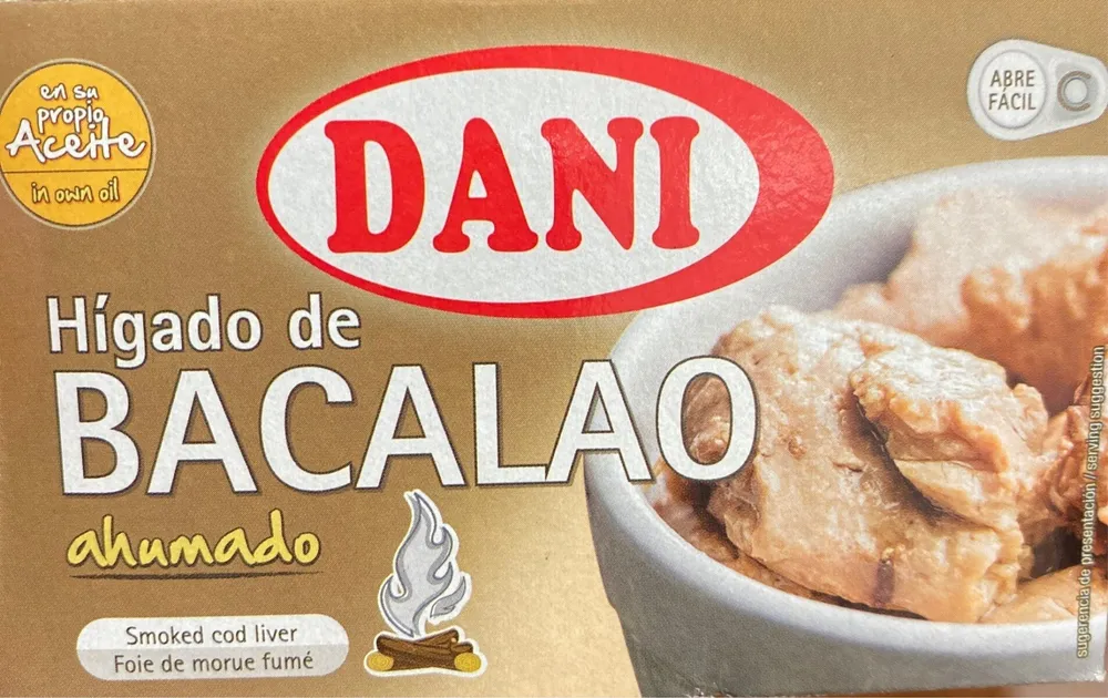 Higado de bacalao ahumado