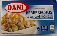 Berberechos al natural 30-40