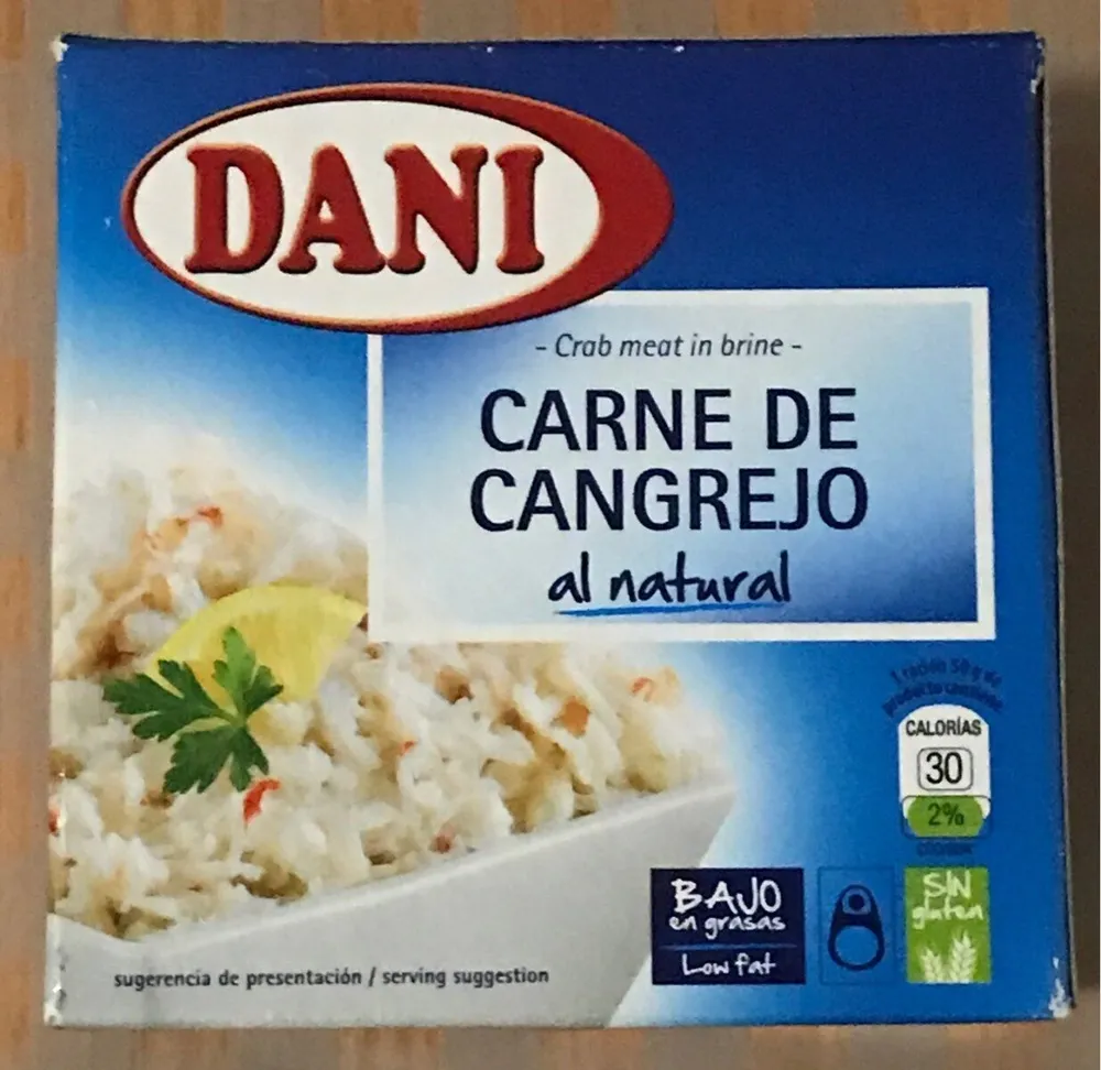 Carne de cangrejo al natural