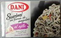 Surimi en forma de angulas al ajilo