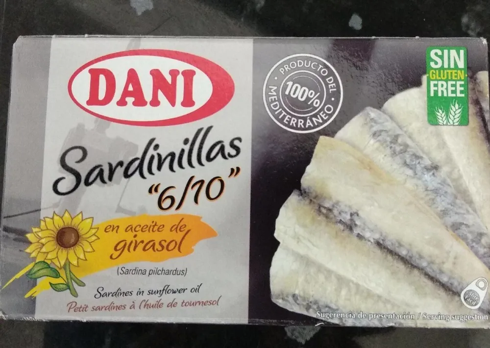 Sardinillas en aceite de girasol
