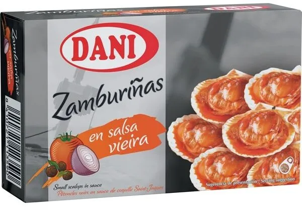Zamburiñas en salsa de vieira