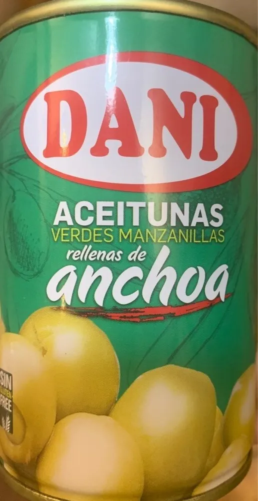 Aceitunas rellenas de anchoas