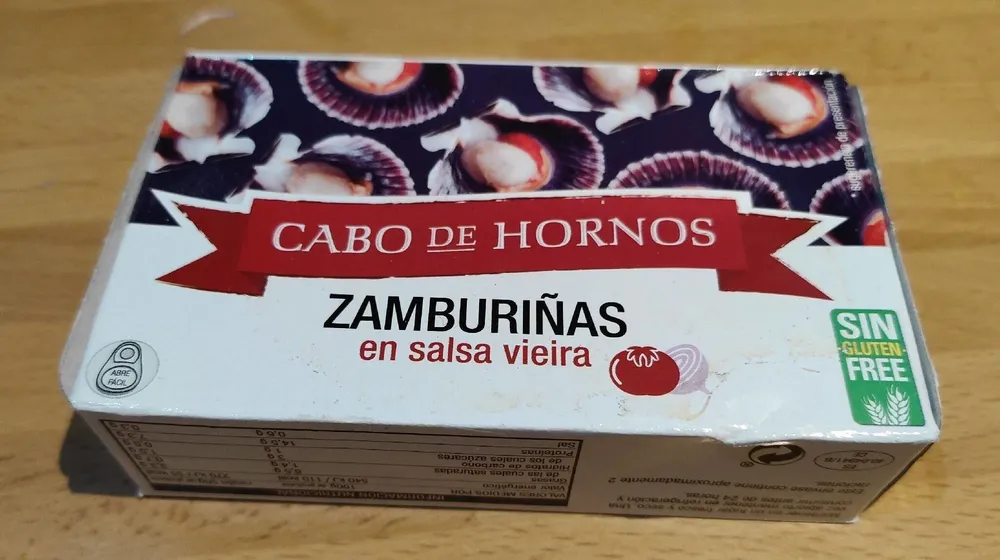 Zamburiñas en salsa vieira