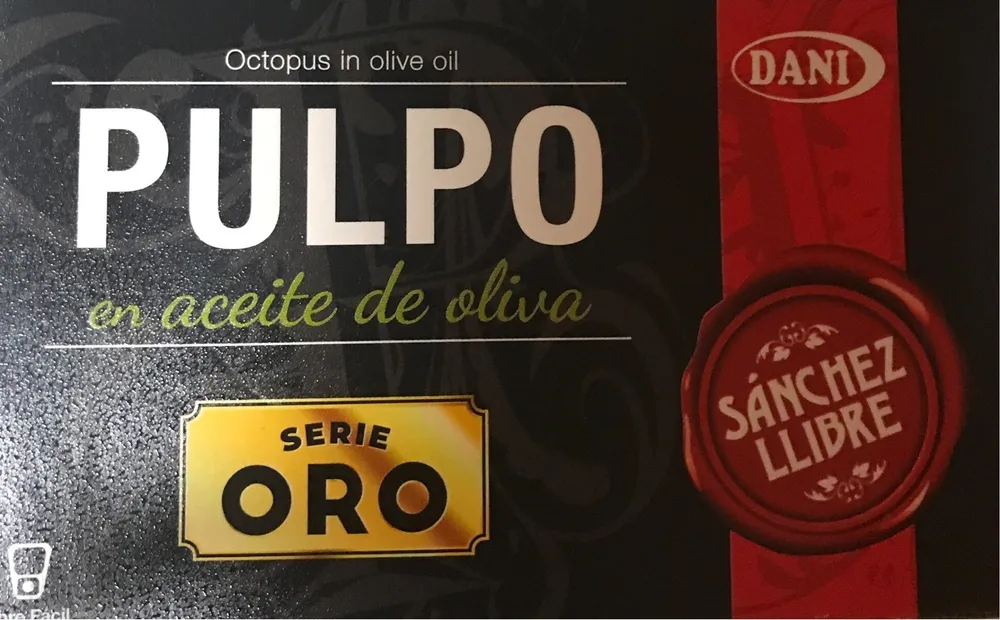Pulpo en sceite de oliva