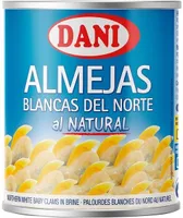 Almejas blancas del norte al natural