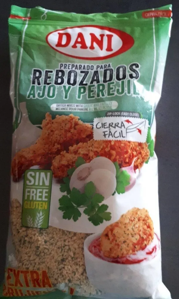 Preparado rebozados ajo y perejil
