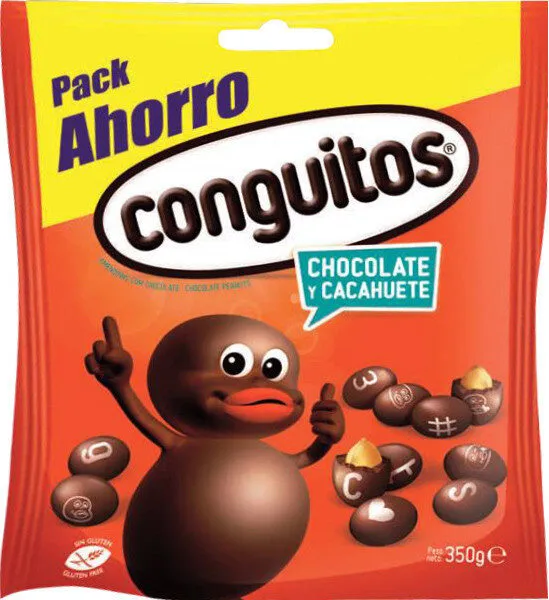 Original cacahuetes recubiertos de chocolate