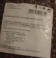 Cacahuètes enrobées de chocolat