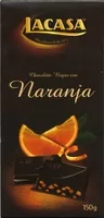 Chocolate negro con naranja 70% cacao