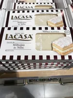 Turrón milhojas de nata