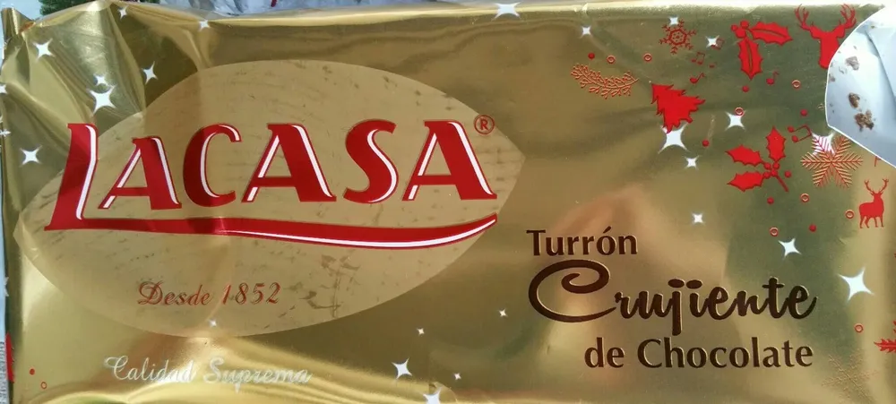 Turron crujiente de chocolate